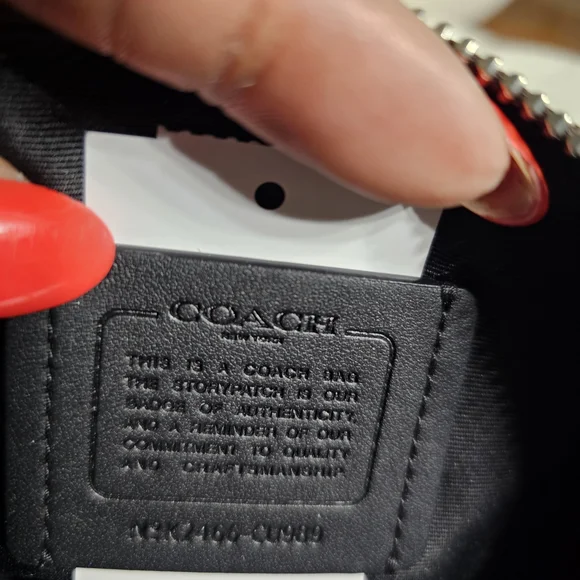 ONE DAY SALE...Coach Signature Jacguard Barrel Nolita Maple - Picture 4 of 10